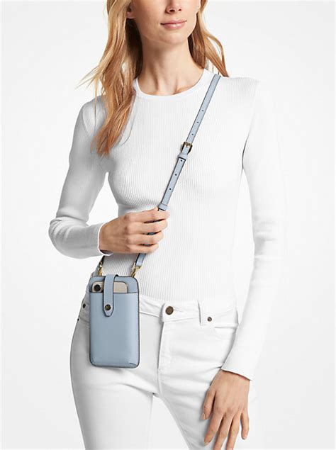 michael kors phone case crossbody|Michael Kors Crossbody saffiano.